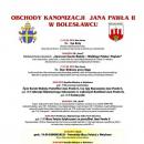 Obchody kanonizacji papiea Polaka w Bolesawcu