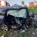 Grony wypadek na DK94 w Wilczkowie 