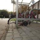 Wraki rowerw na parkingach