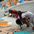Legnicki skatepark z graffiti