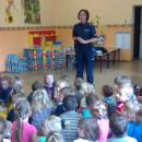 Wizyta policjantw w przedszkolu w Malczycach