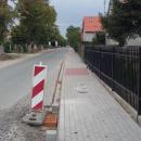Chodnik w Wojnowicach na pmetku