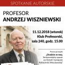Spotkanie autorskie z prof. Andrzejem Wiszniewskim