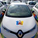 Czterdzieci Renault ZOE w barwach Vozilli ju jedzi po Wrocawiu