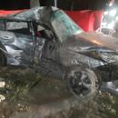 Tragiczny wypadek w Januszkowicach. BMW wbiło się w budynek