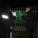 Policjanci na terenie redzkich ogrdkw dziakowych