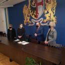 Podpisanie umowy na rozbudow Szkoy Podstawowej w Chrzstawie Wielkiej
