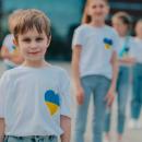 Flash mob dzieci ukraińskich we Wrocławiu