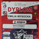 Srebro  Emilii Wysockiej na Mistrzostwach Polski