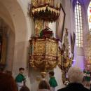 Odnowiona ambona w kościele pw. Andrzeja Apostoła
